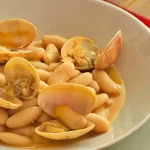 Fabes con Almejas Crockpot