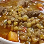 Lentejas con costillas de cerdo crockpot